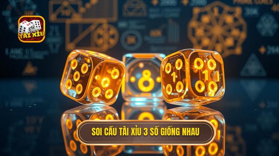 Chiến thuật soi cầu Tài xỉu 3 số giống nhau từ cao thủ