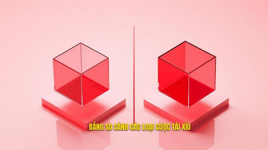 3. Bảng so sánh các loại cược Tài Xỉu