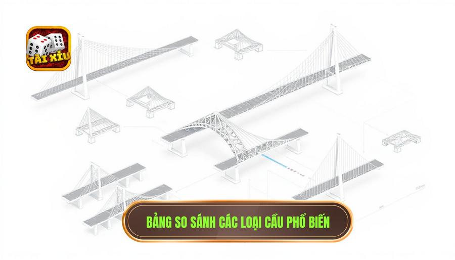 Soi Cầu Tài Xỉu Hôm Nay: Cẩm Nang Chiến Thắng Từ Các Cao Thủ Hàng Đầu 3 Bảng so sánh các loại cầu phổ biến